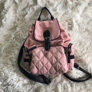Free People pink backpack